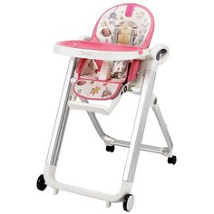 Стульчик для кормления Nuovita Futuro, Bianco (Cosmo rosa/Розовый космос)