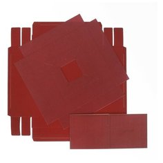 Коробка подарочная Дарите счастье Для самой элегантной 23 х 30 х 23 см красный