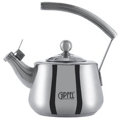 GIPFEL Чайник со свистком 1160, 1.2 л, стальной