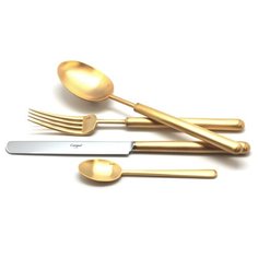 Cutipol Набор столовых приборов Bali gold, 72 предмета золотистый