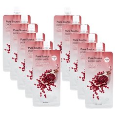 Missha Pure Source Pocket Pack Pomegranate маска с экстрактом граната, 10 мл, 10 шт.
