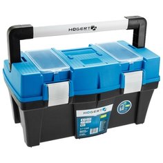 Ящик с органайзером Hogert HT7G060 46x24x24 см 18 черный/синий