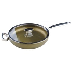 Сотейник Zanussi Capri ZCU51231DF, 28 см, с крышкой, champagne gold