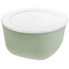 Koziol Контейнер Connect L Organic Box, 20.5x21 см, organic green-organic white