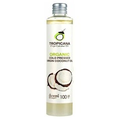 Tropicana масло 100% Кокосовое масло первого холодного отжима, 0.1 л
