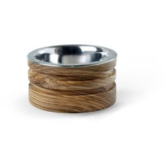 Миска PETTEL TORRE d10 см на подставке из натурального ясеня для кошек и маленьких собак