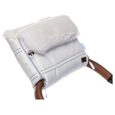 Муфта меховая для коляски Nuovita Alpino Lux Bianco