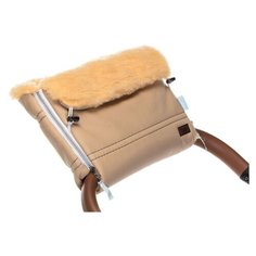 Муфта меховая для коляски Nuovita Alpino Lux Pesco (Beige/Бежевый)