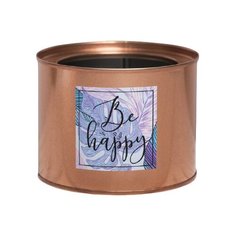 Кашпо Дарите счастье Be happy 10 × 7.5 см бронзовый