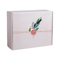 Коробка подарочная Дарите счастье Эко 27×9×21 см белый