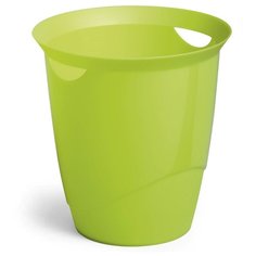 Легкая пластиковая корзина для мусора DURABLE TREND, 16 л., зеленый