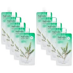 Missha Pure Source Pocket Pack Tea Tree ночная маска с экстрактом чайного дерева, 10 мл, 10 уп.
