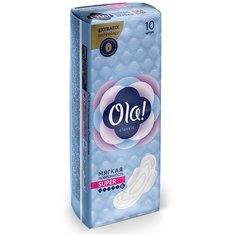 Ola! прокладки Classic Wings Super Мягкая поверхность, 6 капель, 10 шт.