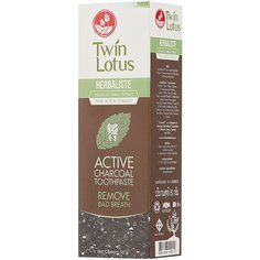 Зубная паста Twin Lotus Active Charcoal c углем, 50 г