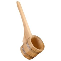 Добропаровъ Ковш-черпак из липы с горизонтальной ручкой, 0.5 л бежевый