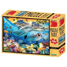Пазл Prime 3D Закат на острове (10047), 500 дет.