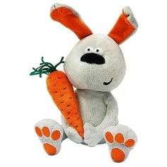 Мягкая игрушка ДуRашки Заяц & Morkovka 22 см