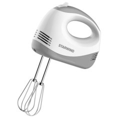Миксер STARWIND SHM-211, белый/серый
