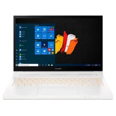 Ноутбук Acer ConceptD 3 Ezel Pro CC314-72P-76ST (Intel Core i7 10750H 2600MHz/15.6"/1920x1080/16GB/1TB SSD/NVIDIA Quadro T1000 4GB/Windows 10 Pro) NX.C5KER.001, белый