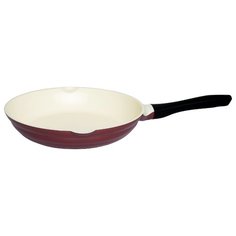 Сковорода Fissman Lazurite 4742, 28 см, белый/бордовый