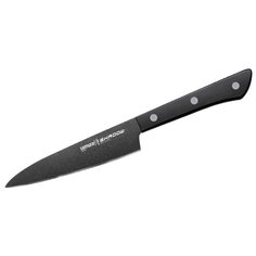 Нож универсальный Samura Shadow, лезвие 12 см, черный