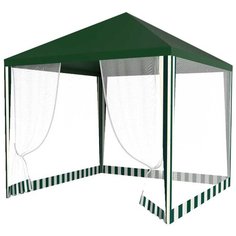 Шатер ECOS TZGB-106, со стенками и москитной сеткой, 3 х 3 х 2.5 м зеленый
