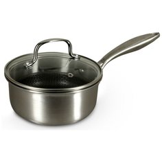 Ковш Pomi dOro Senza graffi P-615251, 1.3 л, серебристый