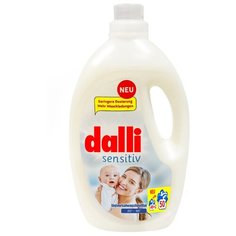 Гель для стирки Dalli Sensitiv для детского белого и цветного белья, 20 стирок, 2.75 л, бутылка