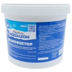 Aqualeon / Дезинфектор МСХ (медленный стаб. хлор в таблетках 20 г) 4 кг.