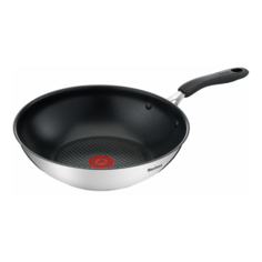Сковорода-вок Tefal Cook&Cool G7151925, 28 см, серебристый
