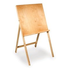 Мольберт напольный "Хлопушка", размер планшета 60x60 см, в собранном виде 60x120x50 см Подольские Товары для Художников