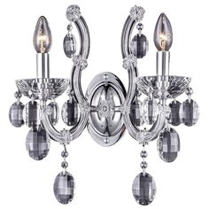 Настенный светильник Crystal Lux Hollywood AP2 Chrome, 80 Вт