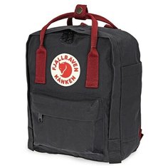 Рюкзак Fjallraven Kånken Mini 7 black (black/ox red), black/ox red