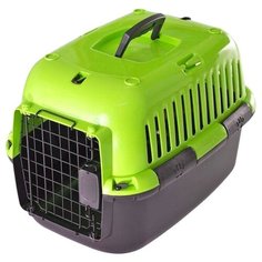 Клиппер-переноска для кошек и собак Fauna International Explorer Splash 49х32х32 см зеленый/черный