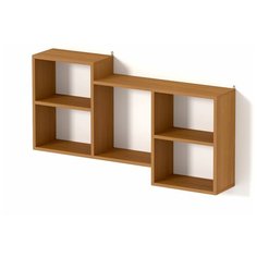 Полка ГайваМебель Д-4 102х19х57 см, вишня