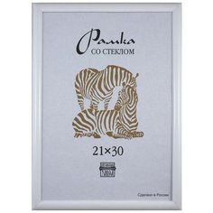 Рамка пластиковая А 4 белого цвета 500 Зебра