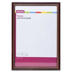 Рамка А4(21х30)ATTACHE коньяк+золото+лак,деревян.багет17мм,настен.