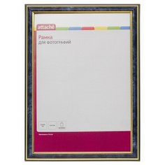 Рамка ATTACHE 21х30 пластик. Багет шир-20мм,выс-15мм цвет синий /...