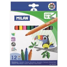 Фломастеры 12цв Milan cone-tipped, 0612312