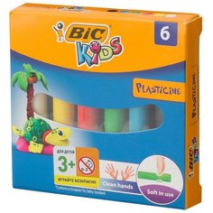 Пластилин BIC 6 цветов, арт.947712 2 упаковки