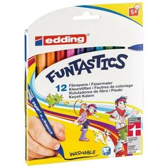Набор фломастеров EDDING 15 FUNTASTICS, 12 цветов в картонной кор