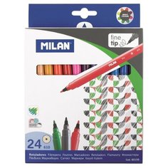 Фломастеры 24цв Milan, 80159
