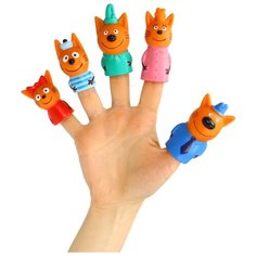 Игрушки для ванной Пальчиковый театр.Три кота, 5 шт Весна
