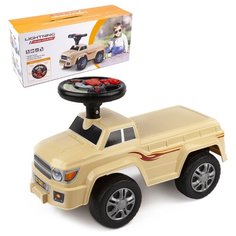 Каталка-толокар джип со звуком, бежевая, YS171296 Best Like