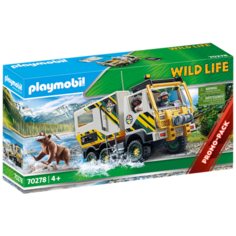 Конструктор Playmobil Wild Life 70278 Грузовой внедорожник Экспедиция