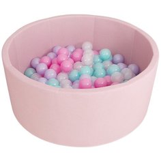 Детский бассейн ROMANA Airpool ДМФ-МК-02.53.01 розовый/розовые шарики