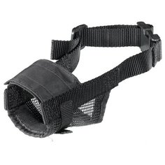Намордник для собак Ferplast Muzzle net S, обхват морды 12-19 см черный