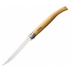 Нож филейный Opinel №15, нержавеющая сталь, рукоять бук