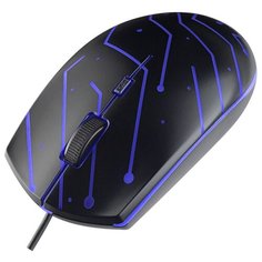 Мышь оптическая Perfeo "MAZE", 4 кн, USB, чёрн, Game Design, RGB подсветка, 1200 DPI