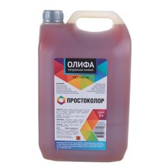 Масло Prostocolor Олифа льняная натуральная, бесцветный, 5 л